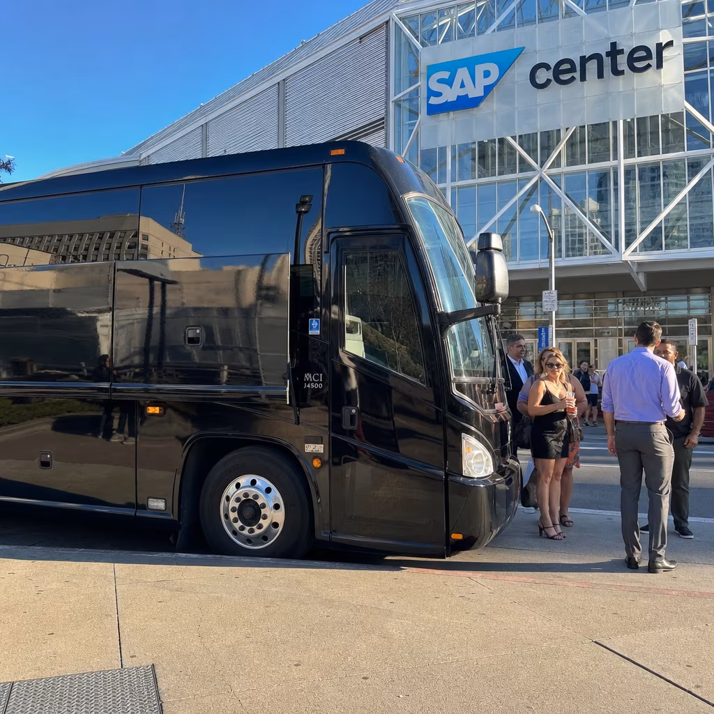 Rent a Bus to SAP Center