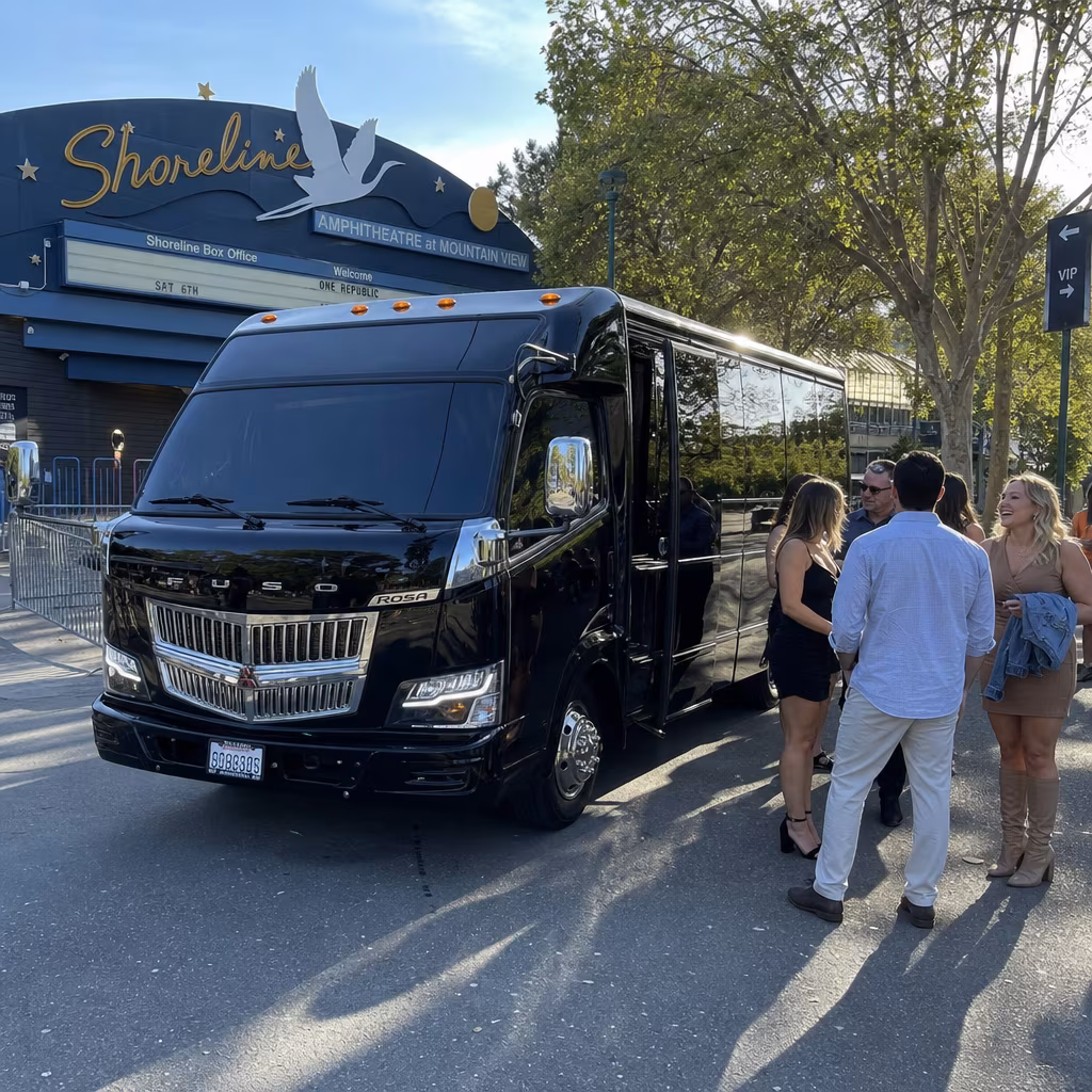 Rent a Bus to Shoreline Amphitheatre