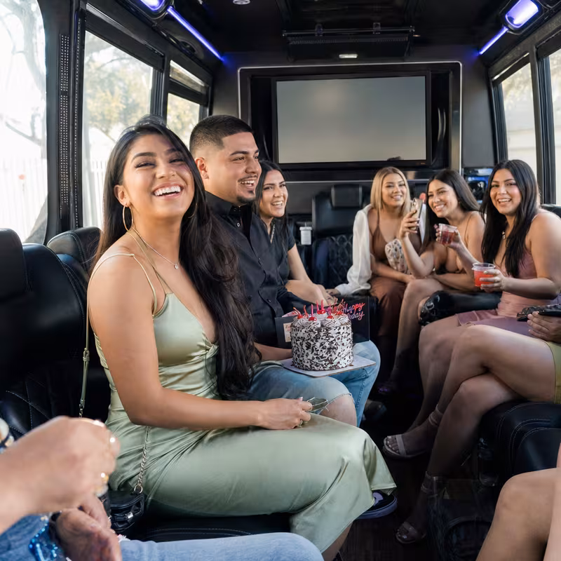 San Jose Birthday Transportation fleet vehicle