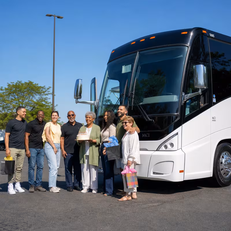 Passengers loading luggage while boarding an San Jose group shuttle