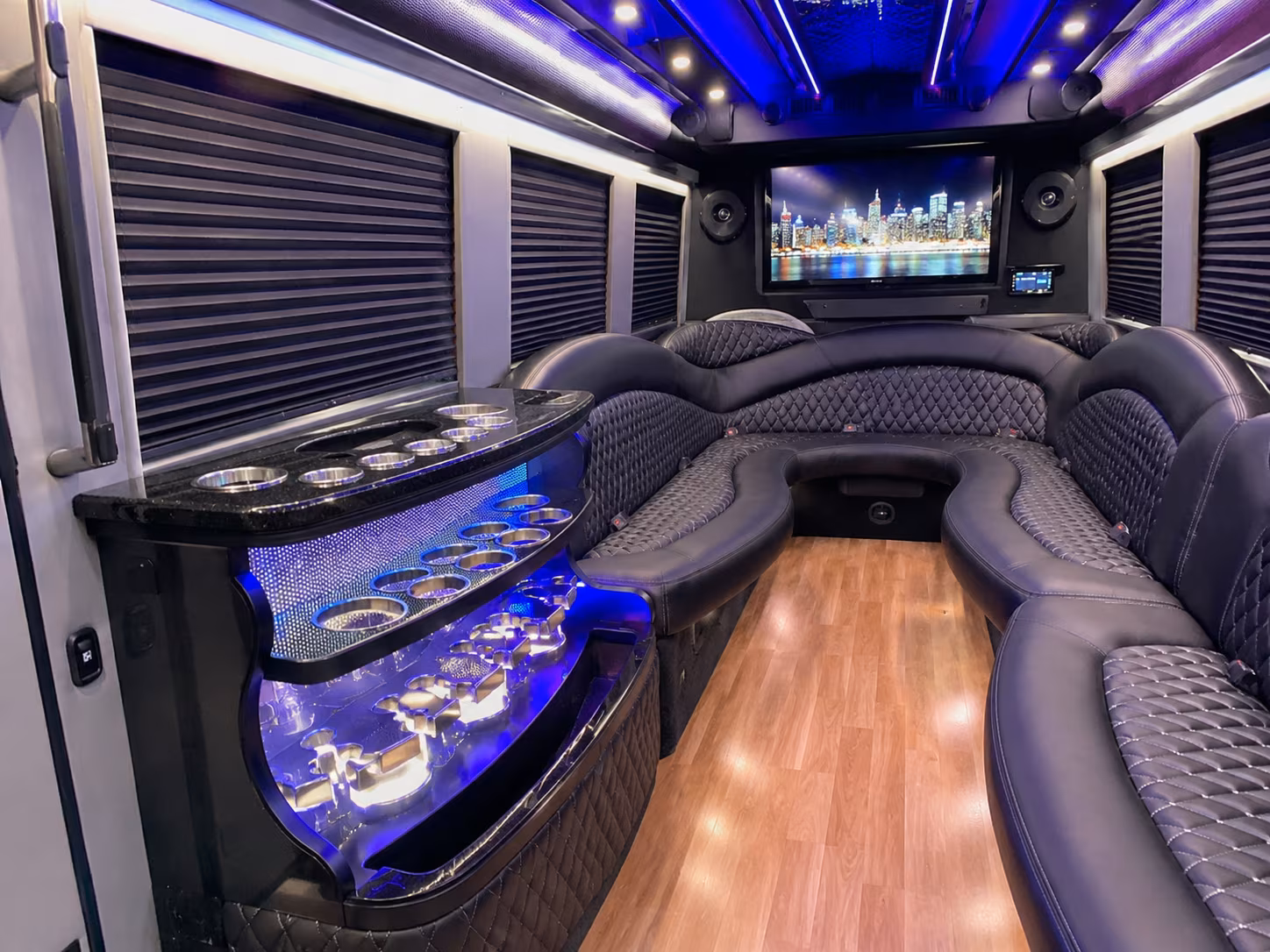 San Jose Bachelor & Bachelorette Transportation party bus exterior