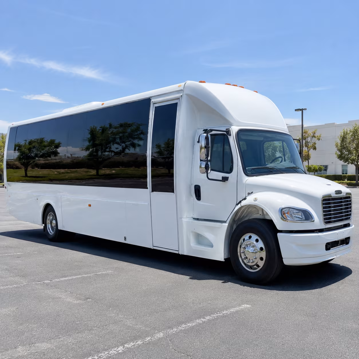 San Jose Birthday, Sweet 16, & Quinceañera Transportation party bus exterior