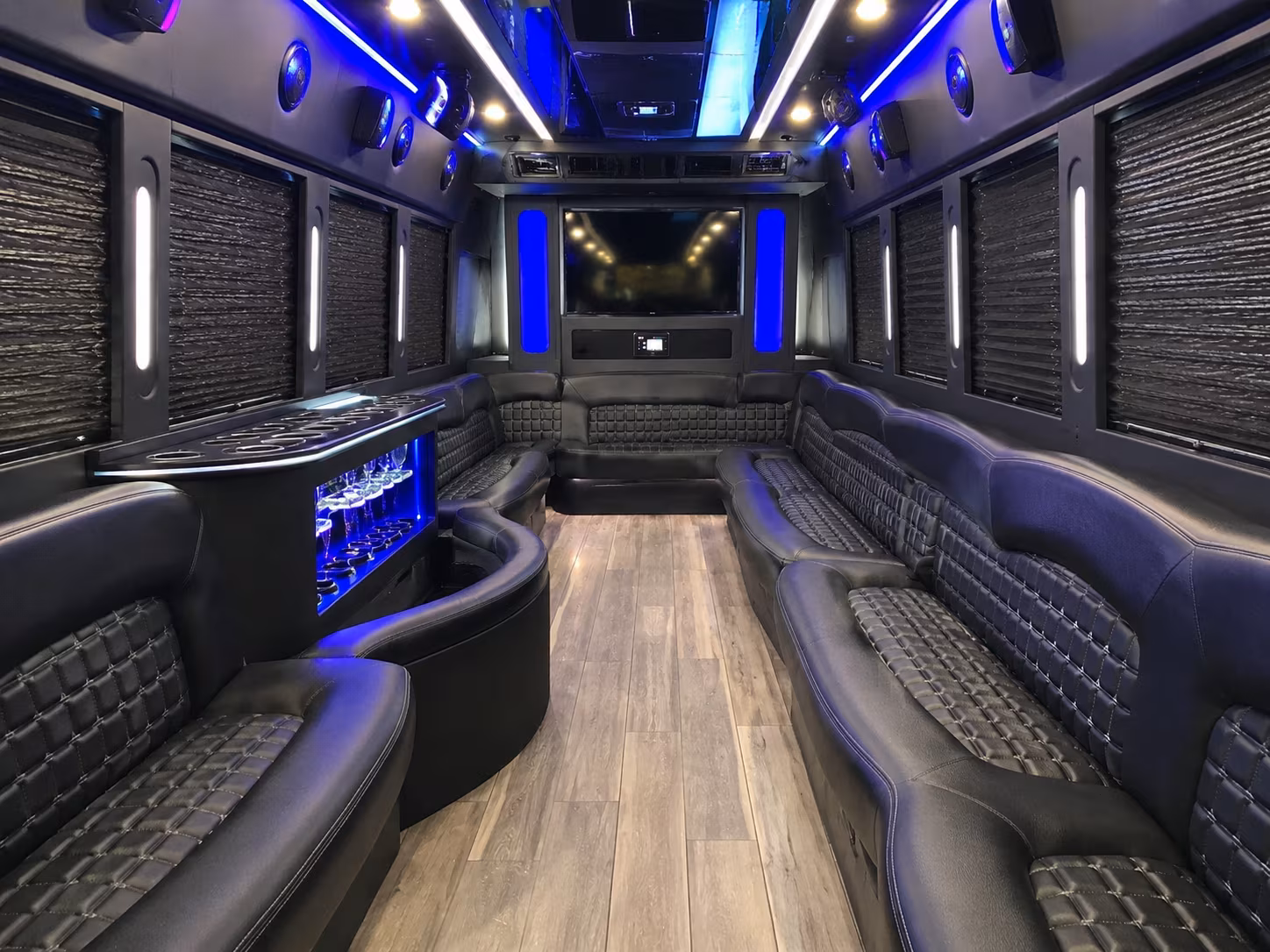 San Jose Concert & Music Festival Transportation party bus exterior