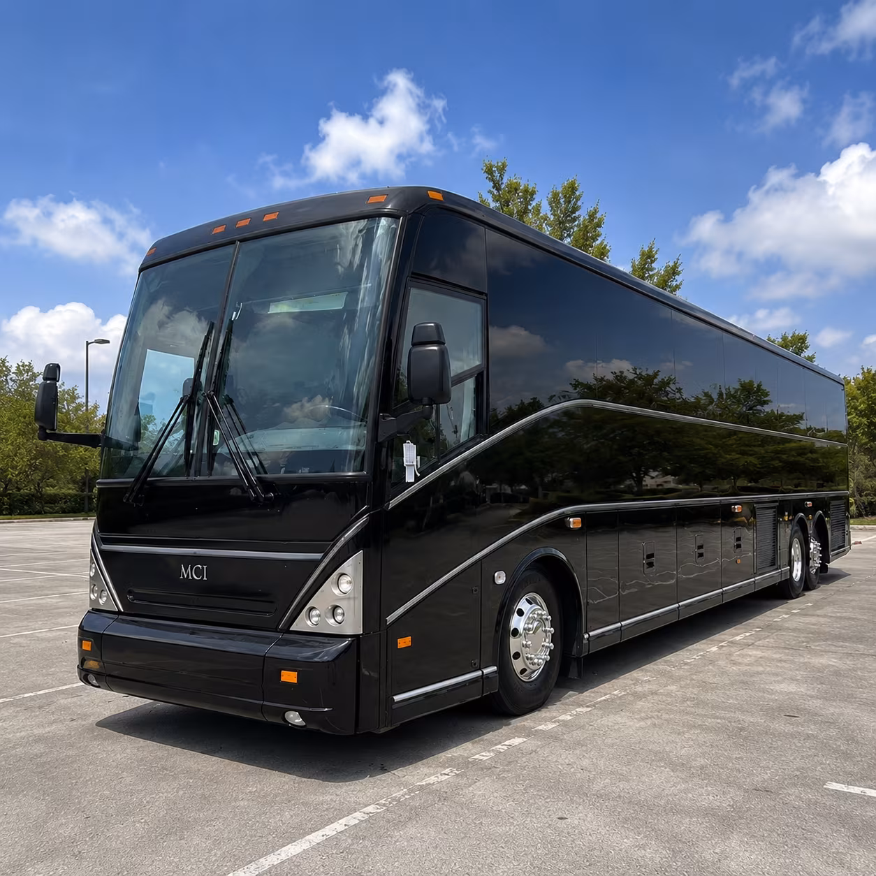 San Jose Corporate Transportation party bus exterior