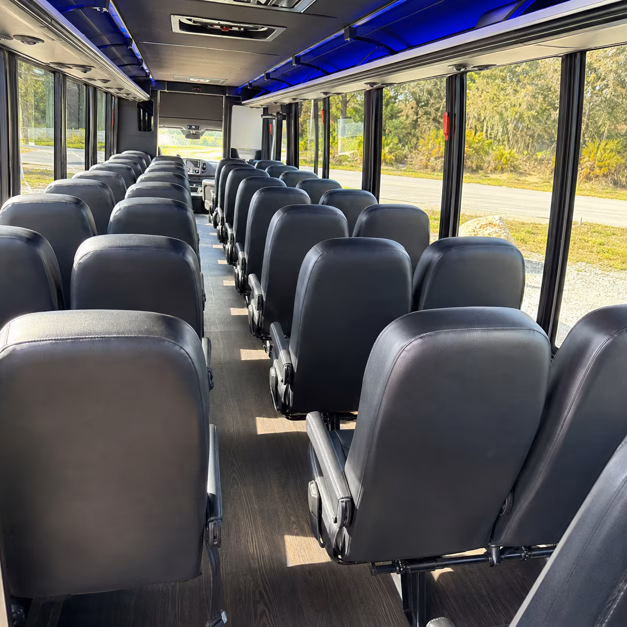 San Jose Corporate Transportation party bus exterior