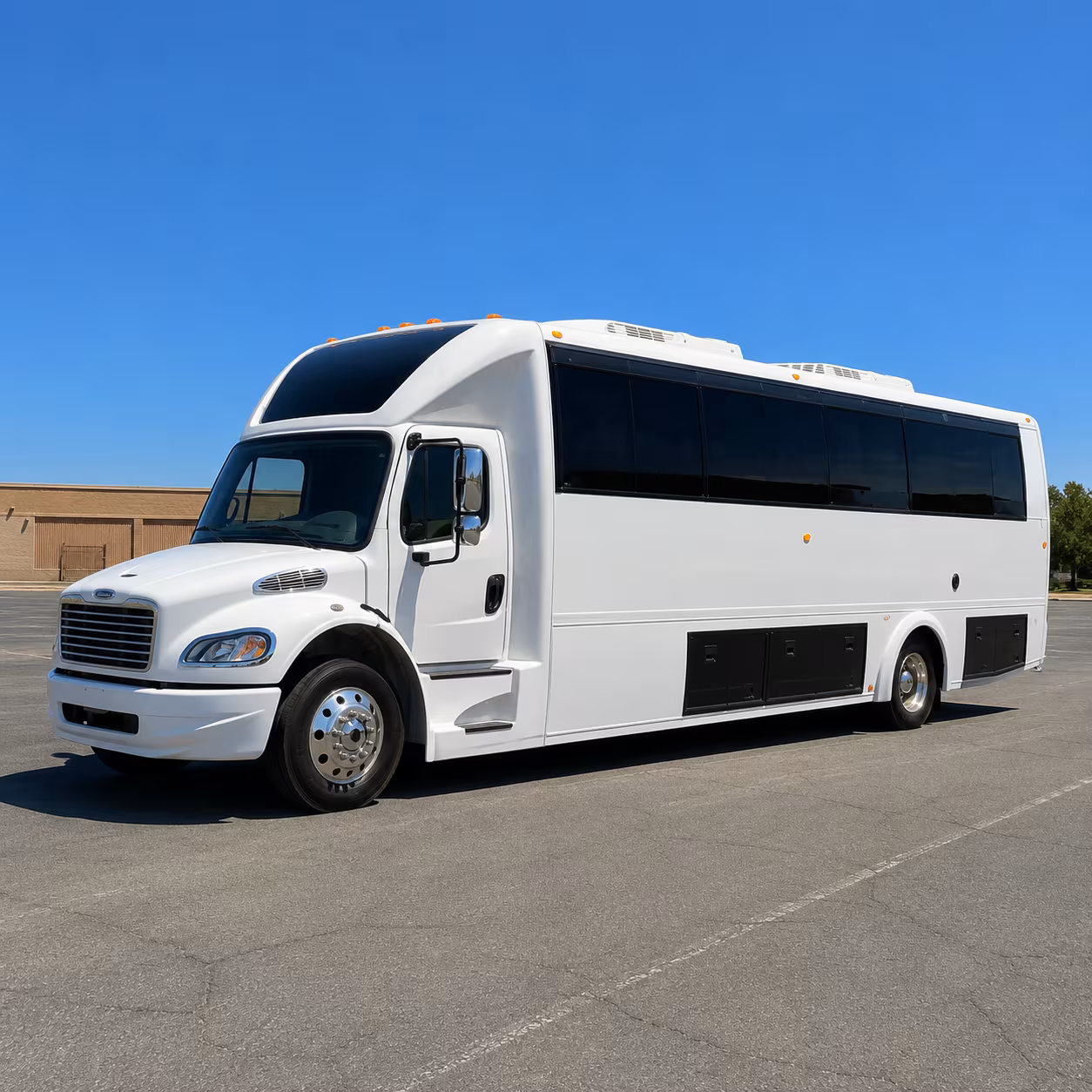 San Jose Private Event Transportation party bus exterior