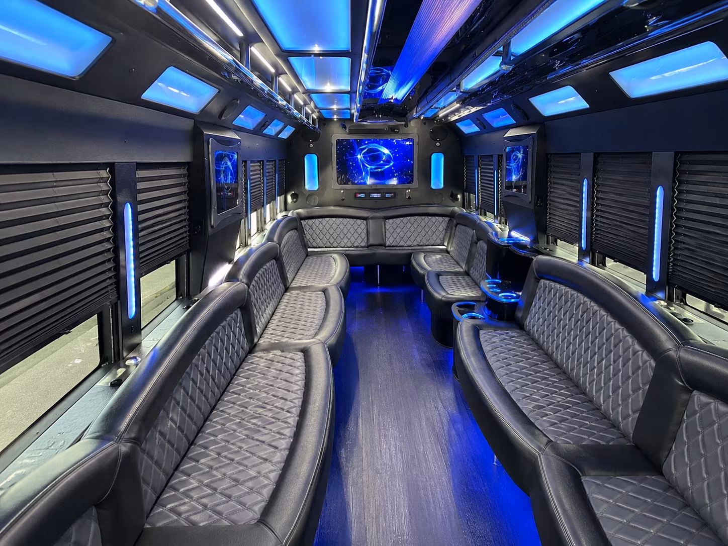 San Jose Prom & Homecoming Transportation party bus exterior
