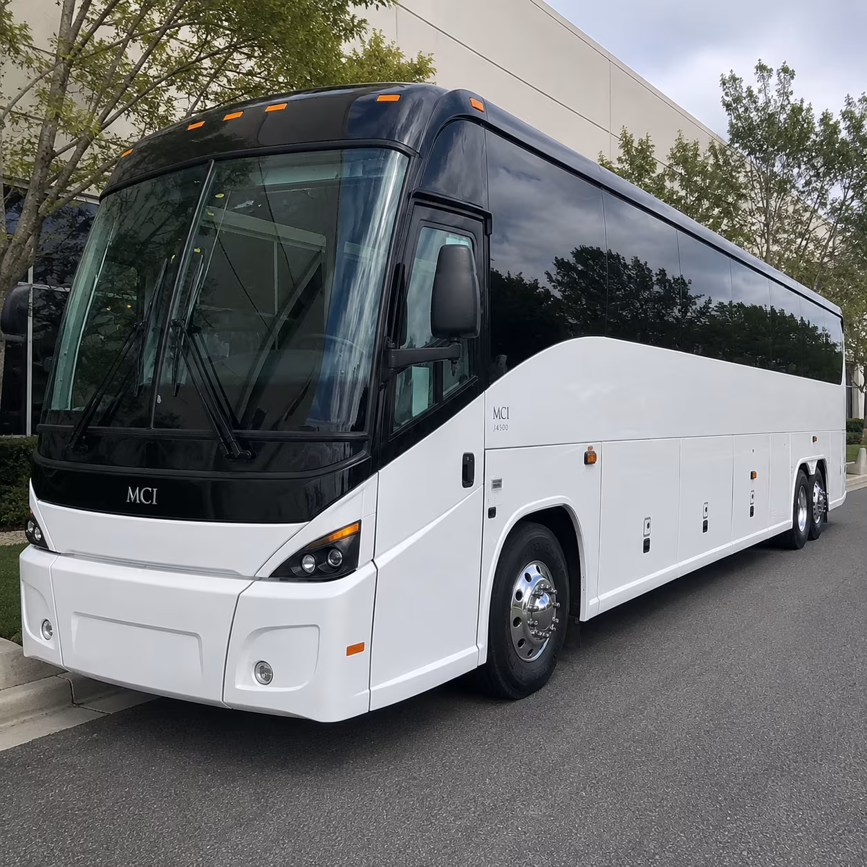 San Jose School Event Transportation party bus exterior