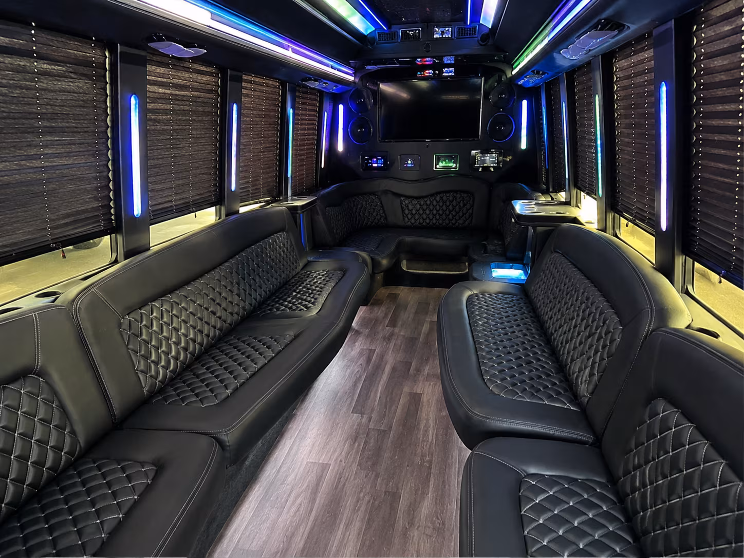 San Jose Wedding Transportation onboard seating