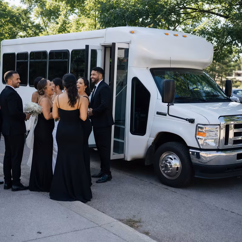 San Jose Wedding Transportation fleet vehicle